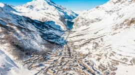 Val d'Isere: Pogled na Val d'lsere