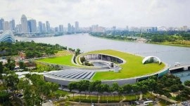 Singapur: Brana Marina Barrage