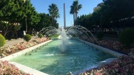 Almerija: Rambla fontana