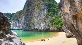Ha Long Bay: Plaža