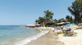 Afitos: Plaža