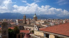 Palermo: Pogled na Palermo sa krova crkve Svete Katarine
