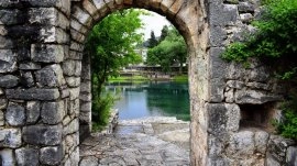 Trebinje: Pogled na reku Trebišnjicu