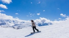 Alpe d'Huez: Snowboarding