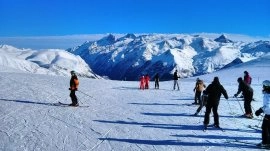 Alpe d'Huez: Skijaši