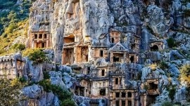 Antalija: Kamene grobnice u Antaliji