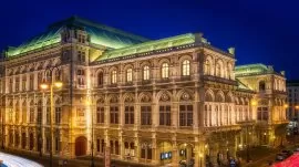 Beč: Bečka opera noću