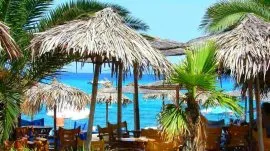 Pefkohori: Bar na plaži