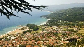 Atos: Stratoni, mesto severno od poluostrva Atos