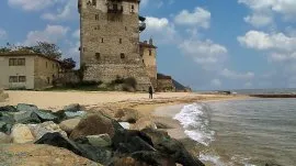 Atos: Stara vizantijska kula - Uranopolis