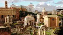 Rim: Pogled na Rimski forum