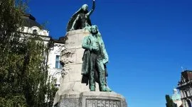 Ljubljana: Spomenik Pre&scaron;ern