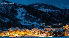 Valmeinier: Valmeinier noću 