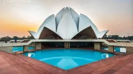 Nju Delhi: Hram Lotus