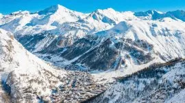 Val d'Isere: Pogled na Val d'lsere