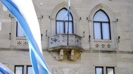 San Marino: Zgrada skup&scaron;tine na trgu Slobode