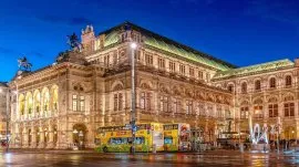 Beč: Bečka opera noću