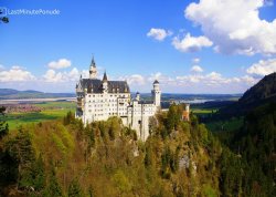 Metropole i znameniti gradovi - Dvorci Bavarske - Hoteli: Dvorac Neuschwanstein - Fotografija slikana sa Marijinog mosta
