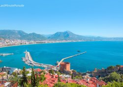 Leto 2025, letovanje - Alanja - Hoteli: Pogled na Crvenu kulu i Alanju