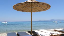 Pefkohori: Ležaljke odmah uz more