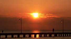 Solun: Agia Triada, zalazak sunca