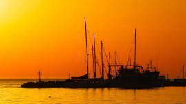 Lezbos: Zalazak sunca