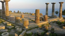 Lezbos: Ruševine hrama posvećenog boginji Atini