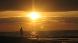 Leptokarija: Zalazak sunca