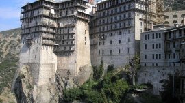 Atos: Manastir Simonopetra