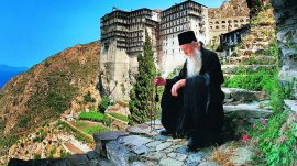 Atos: Manastir Simonopetra