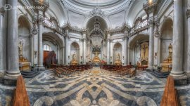 Sicilija: Unutrašnjost crkve Svete Agate