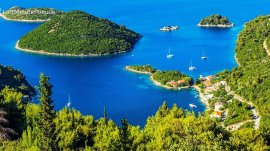 Mljet: Pogled na ostrvo Mljet