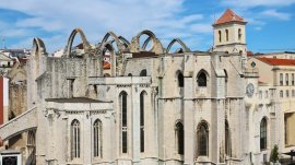 Lisabon: Ruševine manastira Konvento do Karmo