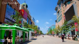 Peking: Wangufiji šoping ulica