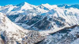 Val d'Isere: Pogled na Val d'lsere