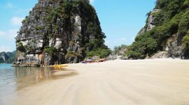 Ha Long Bay: Plaža