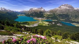 Sent Moric: Jezero Silvaplana